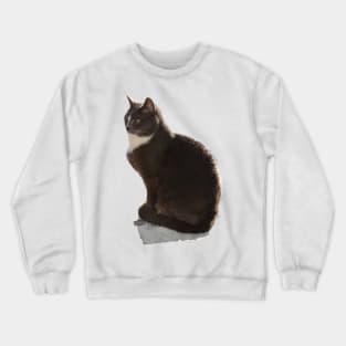 Satine Kawaii Kitty Crewneck Sweatshirt